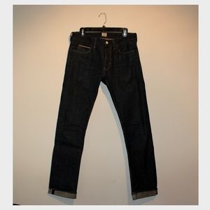J.Crew 484 Selvedge Slim Raw Denim Men's 30W 32L